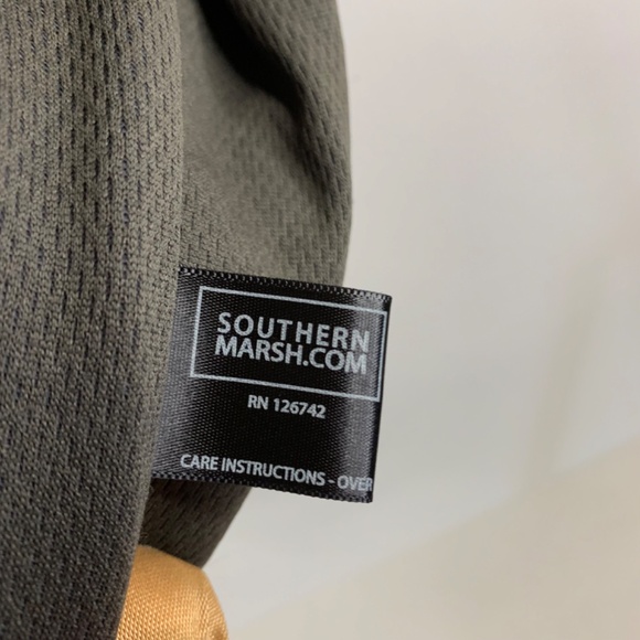 Men’s Southern Marsh FieldTec, green/black fleece zip up vest Hunting/Hiking - Picture 6 of 9